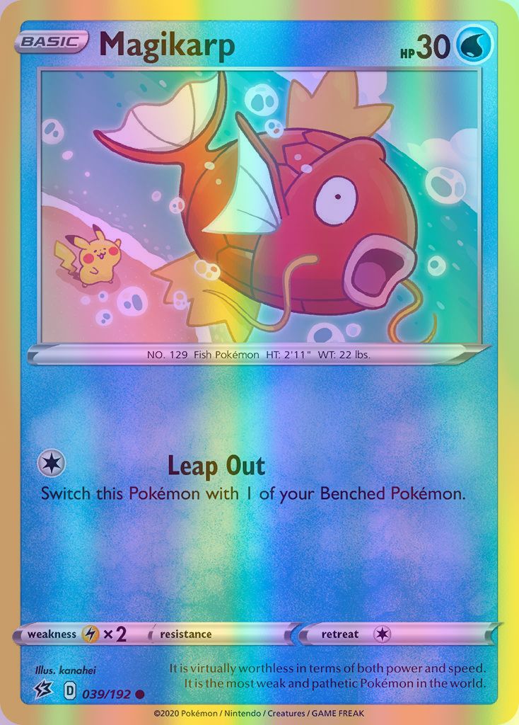 Magikarp - 039/192 (SWSH02) Common - Near Mint Reverse Holofoil