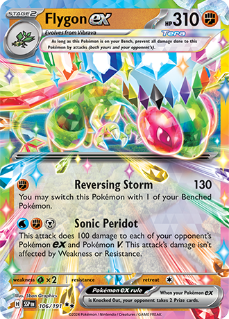 Flygon ex - 106/191 (SSP) Double Rare - Near Mint Holofoil