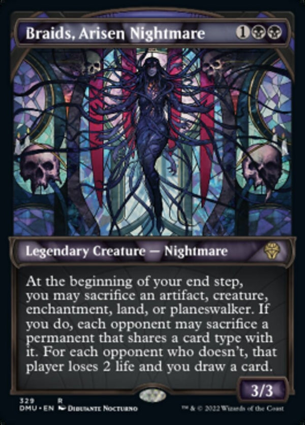 Braids, Arisen Nightmare [#329 Textured FOIL] (DMU-R)