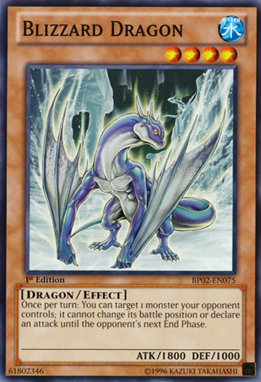 Blizzard Dragon (BP02-EN075) Common - Near Mint 1st Edition