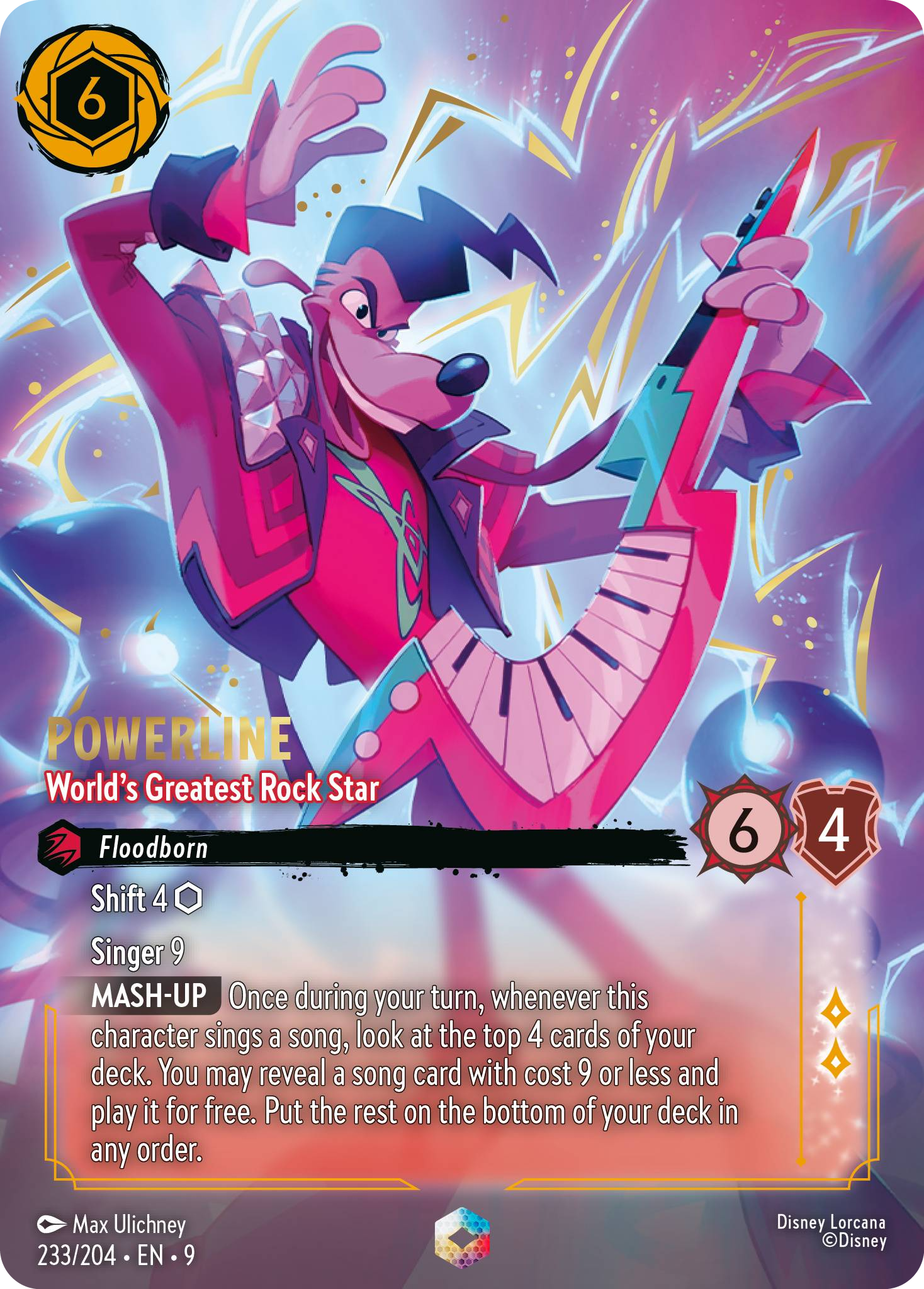 Powerline - World's Greatest Rock Star (Fabled - 233/204)  Enchanted