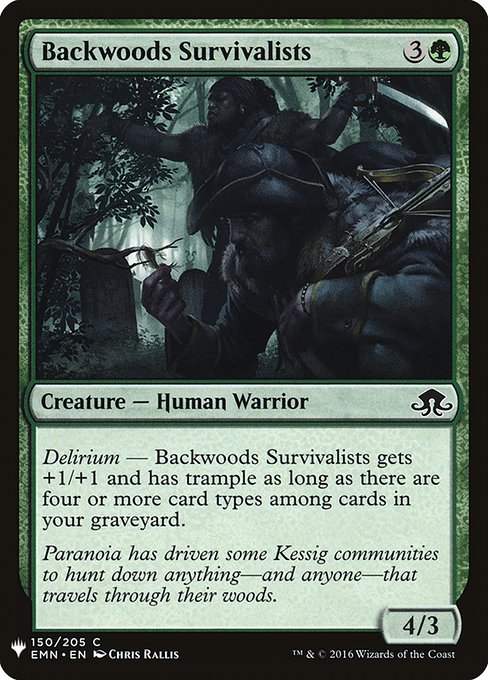 Backwoods Survivalists [Mystery Booster #1128] (EMN-C)