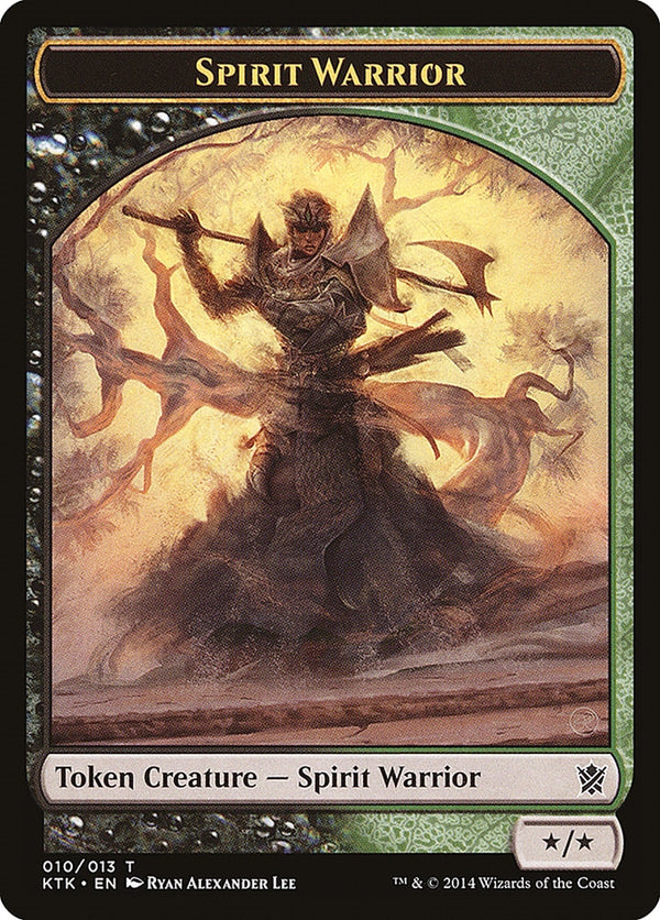 Spirit Warrior Token  [010/012] (KTK-T)