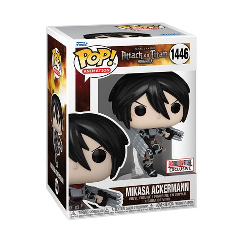 POP Figure: Attack on Titan #1446 - Mikasa Achermann (Metallic) (BBTS)