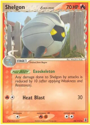 Shelgon (54/113) Reverse Holofoil