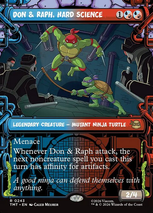 Don & Raph, Hard Science [ #0243 Sewer Frame Showcase ] (TMT-R)