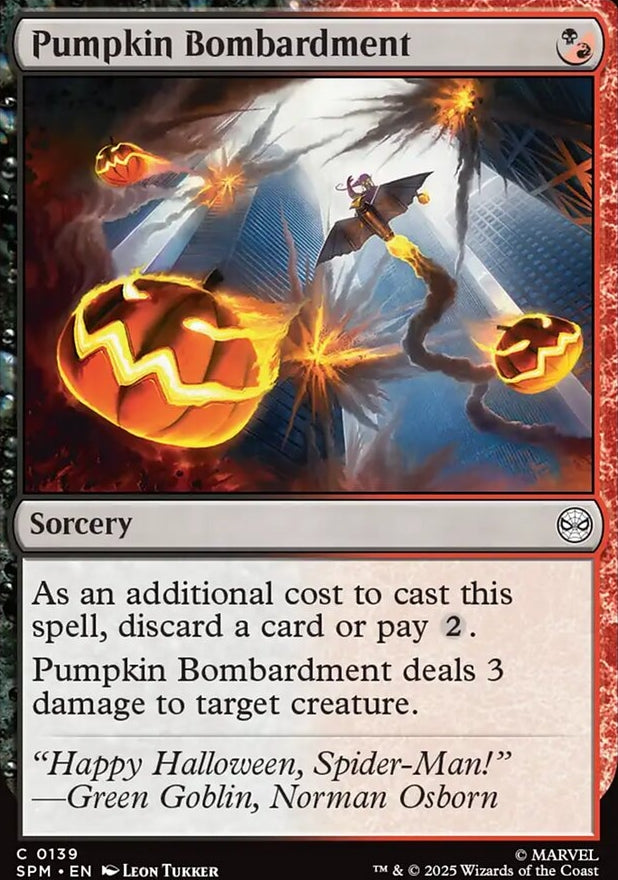 Pumpkin Bombardment [ #0139 ] (SPM-C)