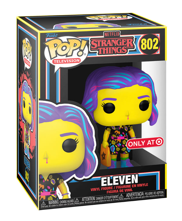 POP Figure: Stranger Things #0802 - Eleven Blacklight (Target EX)