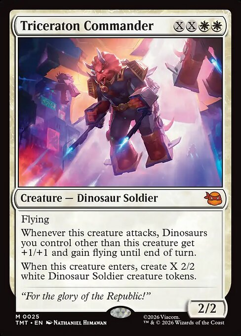 Triceraton Commander [ #0025 ] (TMT-M)