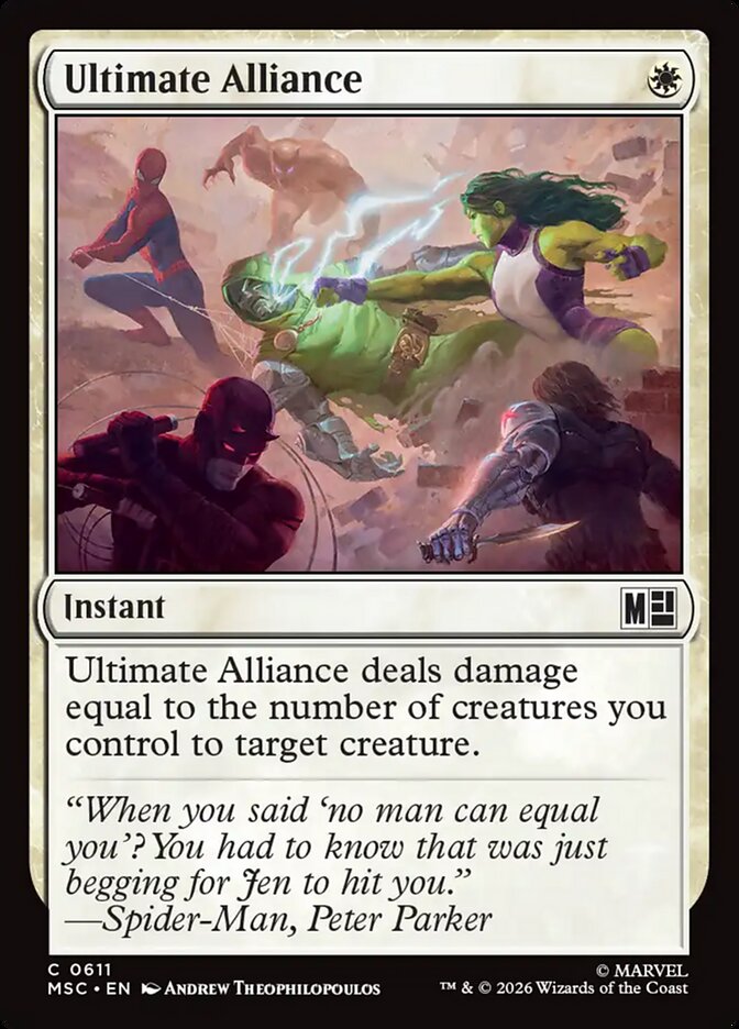 Ultimate Alliance [ #0611 ] (MSC-C)
