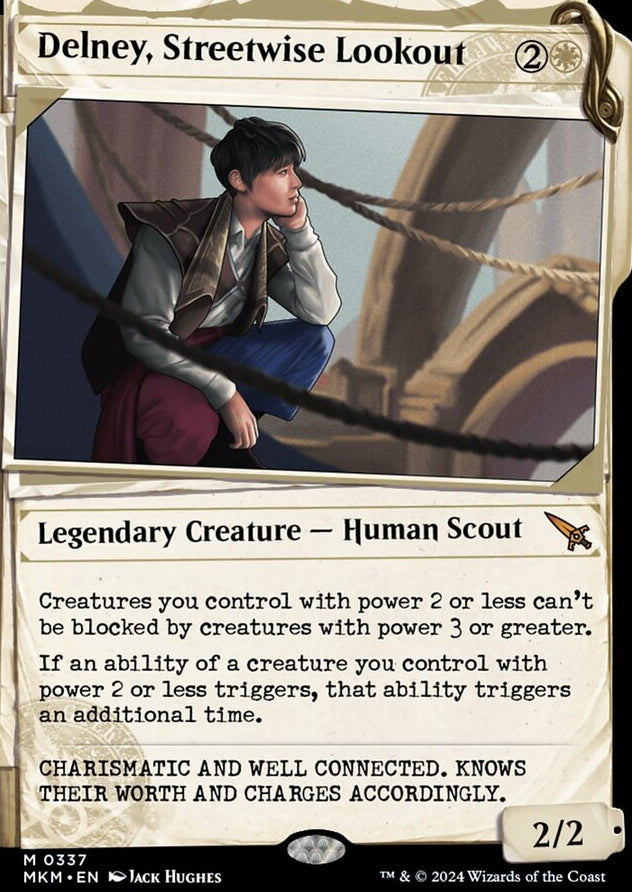 Delney, Streetwise Lookout [#0337 Dossier Showcase] (MKM-M-FOIL)