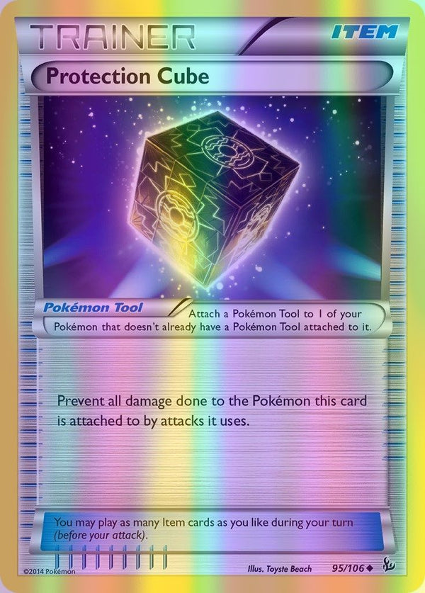 Protection Cube - 095/106 (FLF) Uncommon - Near Mint Reverse Holofoil