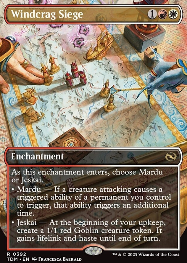 Windcrag Siege [ #0392 Borderless Alternate Art ] (TDM-R)