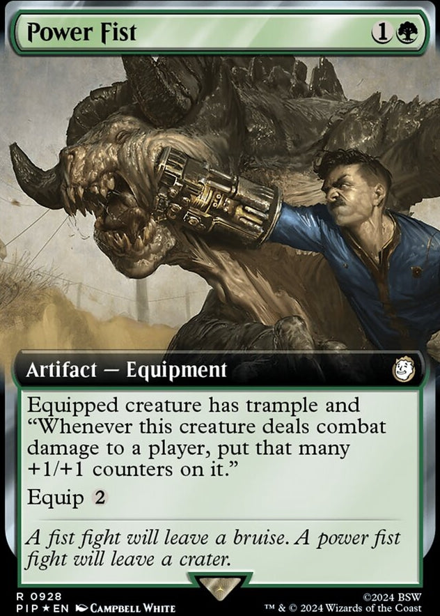 Power Fist [#0928 Extended Art Surge Foil] (PIP-R)