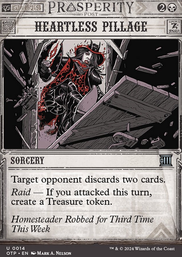 Heartless Pillage [#0014 Showcase] (OTP-U-FOIL)