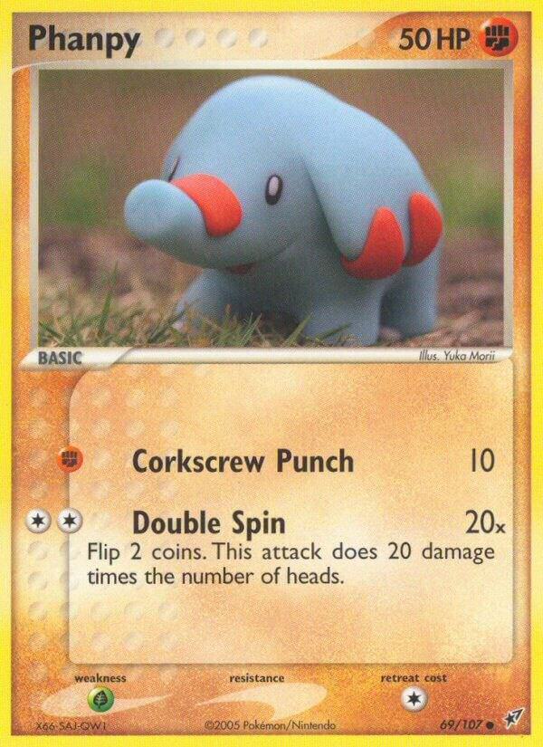 Phanpy - 69/107 (DX) Common Near Mint
