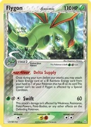 Flygon Delta Species (7/110) Holofoil