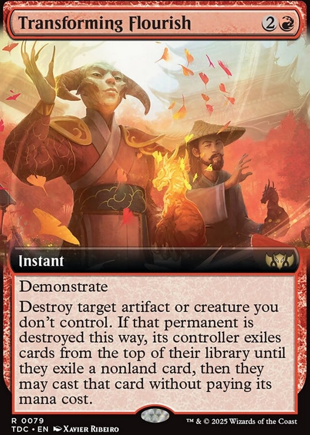 Transforming Flourish [ #0079 Extended Art ] (TDC-R)