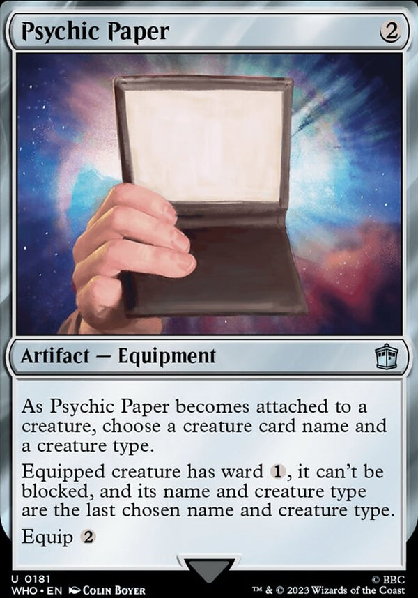 Psychic Paper [#0181 New Cards] (WHO-U)