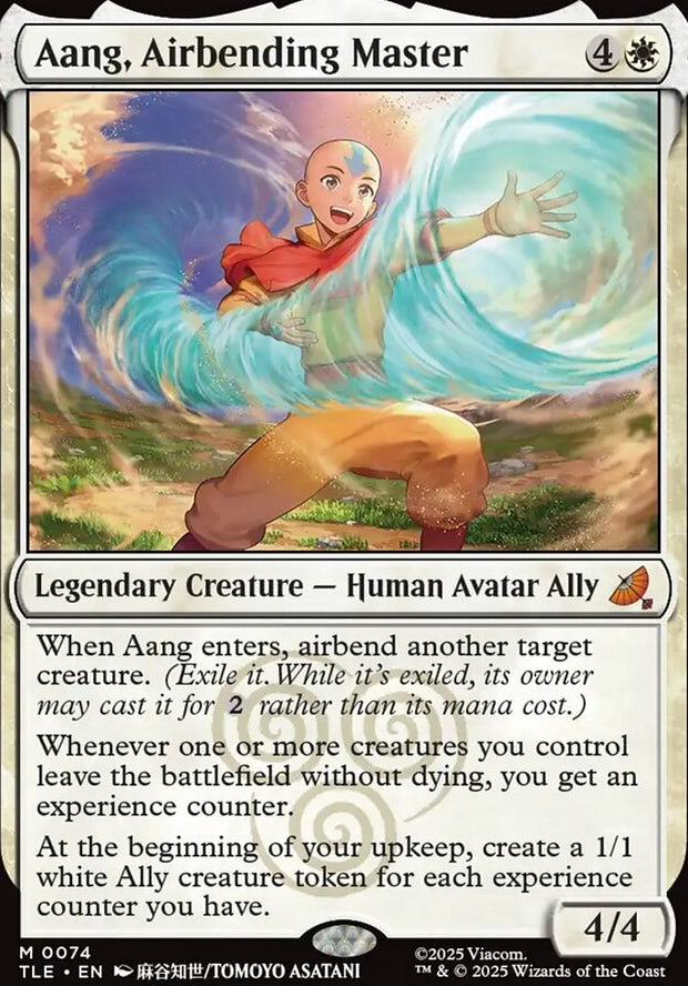 Aang, Airbending Master [ #0074 ] (TLE-M)