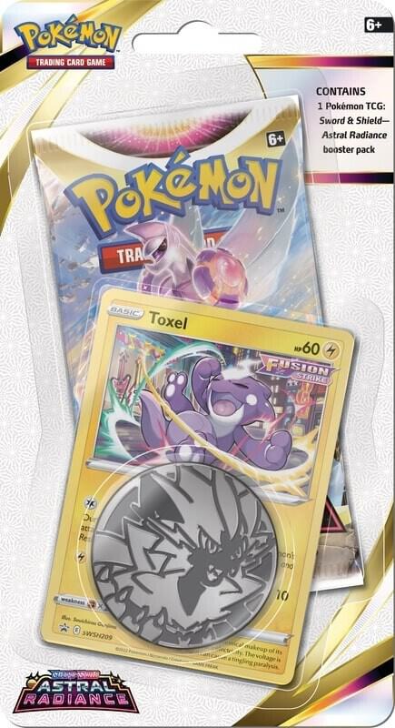 Pokemon TCG: SWSH10: Astral Radiance Single Pack Blister [Toxel]