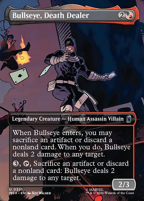 Bullseye, Death Dealer [ #0325 Borderless Scene ] (MSH-U)