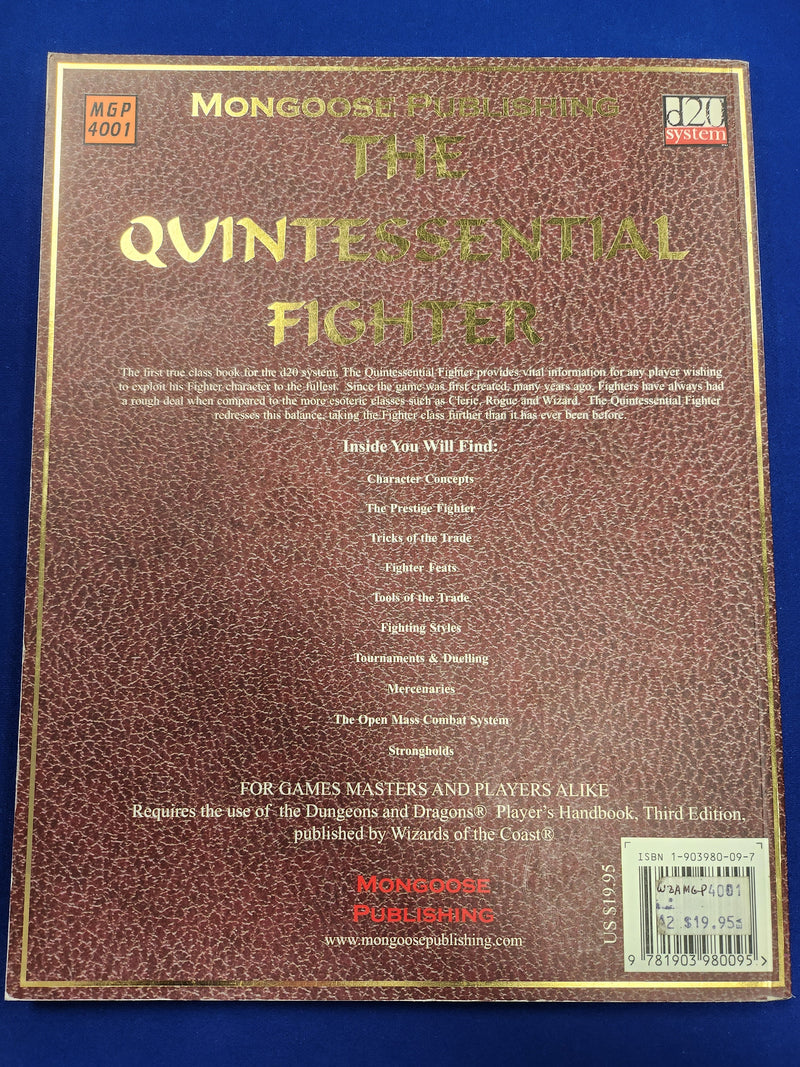 MGP 4001: The Quintessential Fighter (USED)