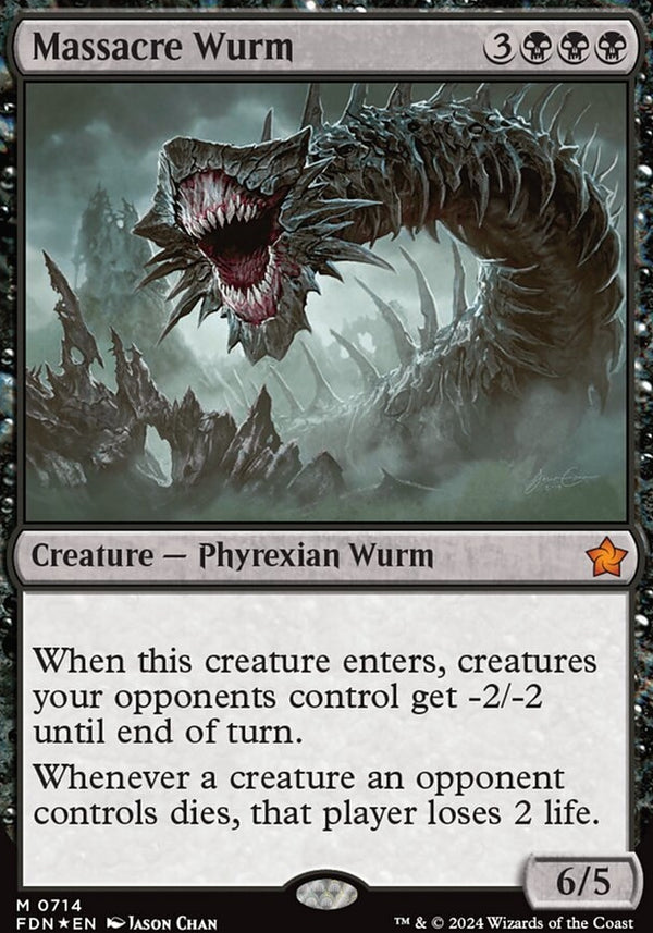 Massacre Wurm [#0714 Starter Collection] (FDN-M)