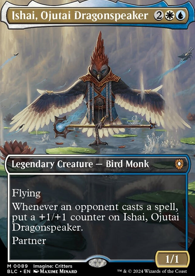Ishai, Ojutai Dragonspeaker [#0089 Borderless] (BLC-M-FOIL)