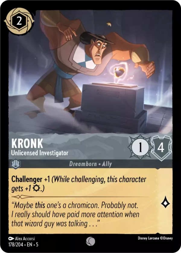 Kronk - Unlicensed Investigator (Shimmering Skies 178/204) Common - Near Mint