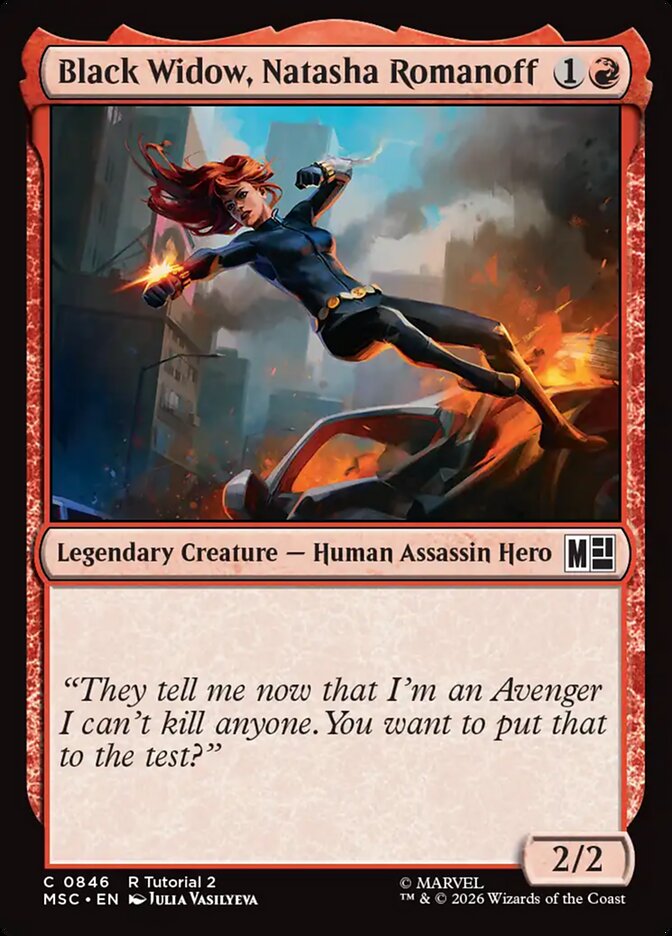 Black Widow, Natasha Romanoff [ #0846 ] (MSC-C)