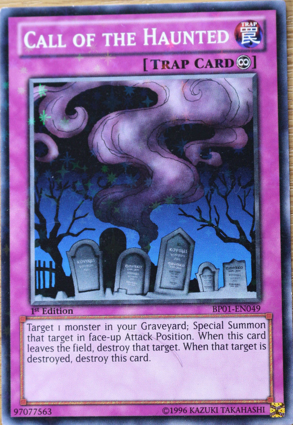 Call of the Haunted (Starfoil) (BP01-EN049) Starfoil Rare - Near Mint 1st Edition