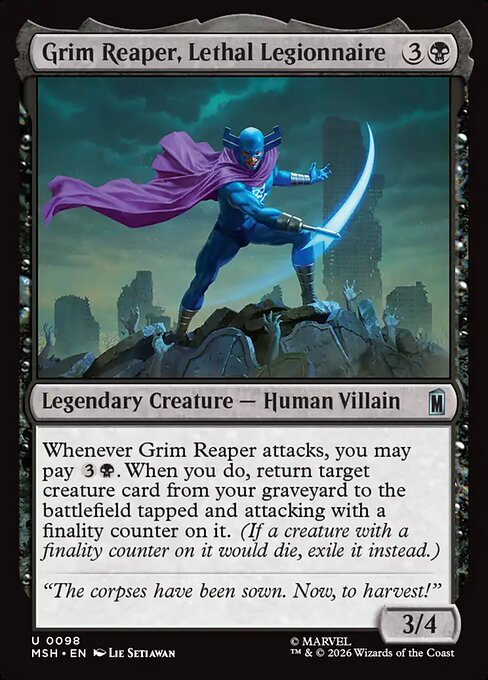 Grim Reaper, Lethal Legionnaire [ #0098 ] (MSH-U)