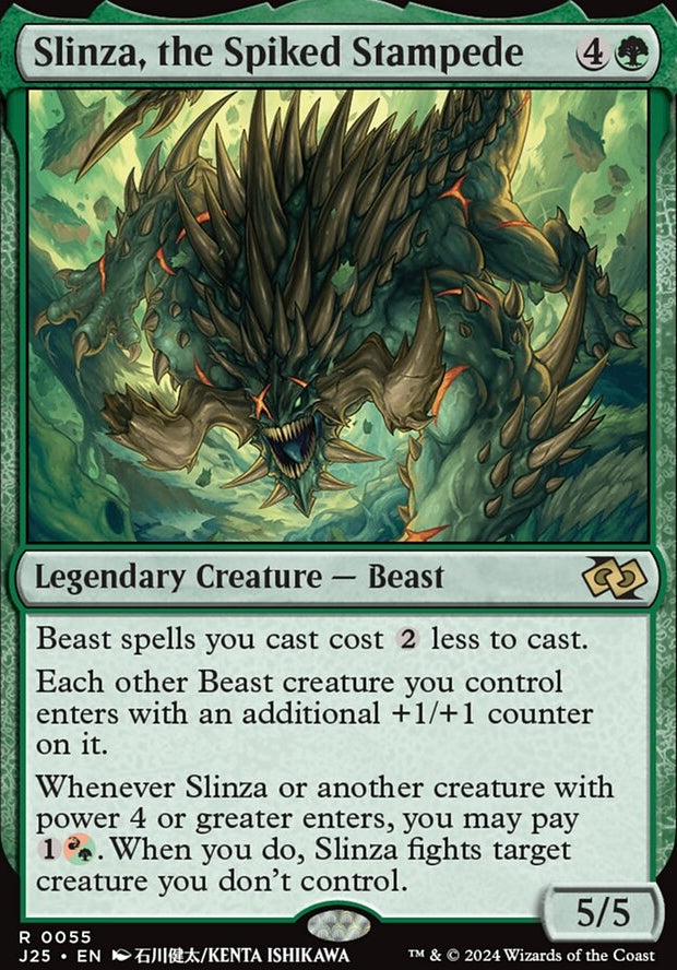 Slinza, the Spiked Stampede [