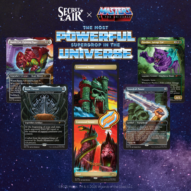 MTG: Secret Lair x Masters of the Universe: Sold Separately