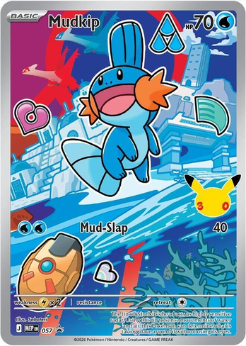 Mudkip - 057 (MEP)  Promo Near Mint Holofoil