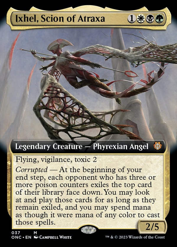 Ixhel, Scion of Atraxa [#037 Extended Art] (ONC-M)