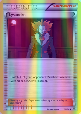 Lysandre - 078/098 (AOR) Uncommon - Near Mint Reverse Holofoil