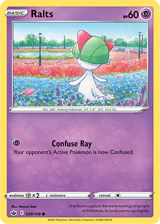 Ralts - 059/198 (SWSH06) Common - Near Mint