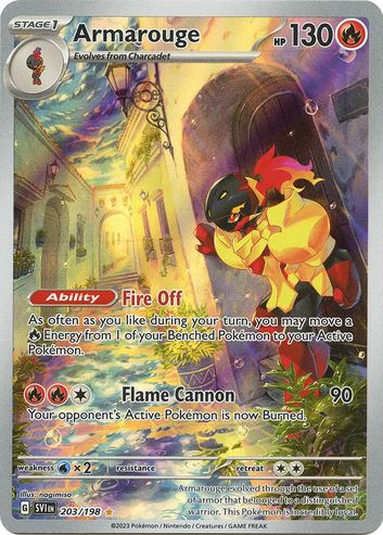 Armarouge - 203/198 (SV1) Illustration Rare - Light Play Holofoil