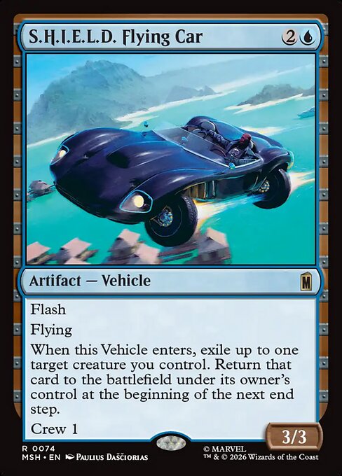 S.H.I.E.L.D. Flying Car [ #0074 ] (MSH-R)