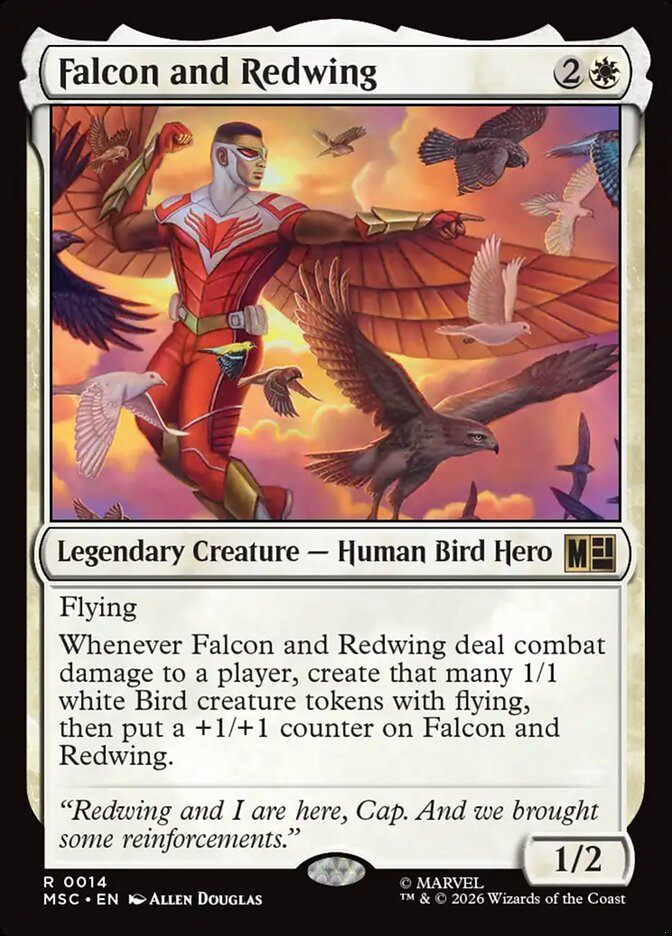 Falcon and Redwing [ #0014 Surge Foil ] (MSC-R)