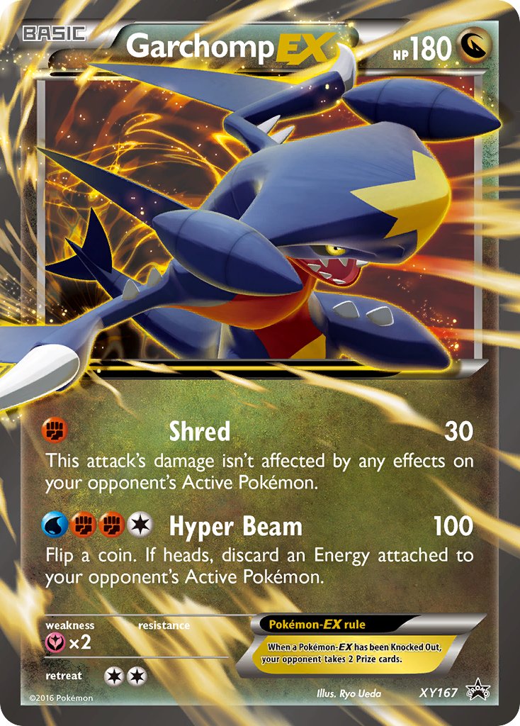 Garchomp EX - XY167 (XY:PR) Promo - Near Mint Holofoil