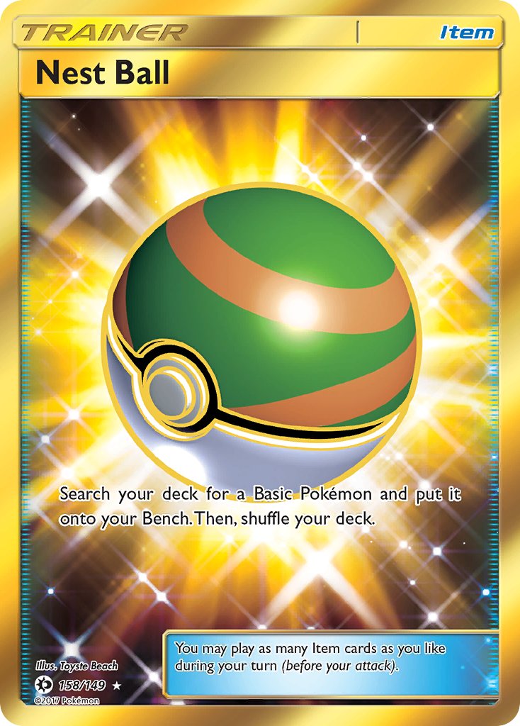 Nest Ball (Secret) - 158/149 (SM01) Secret Rare - Near Mint Holofoil