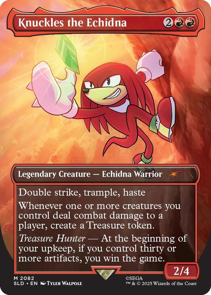 Knuckles The Echidna [#2082] (SLD-R-FOIL)