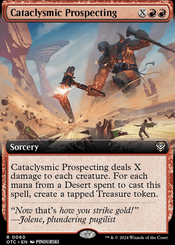 Cataclysmic Prospecting [#0060 Extended Art] (OTC-R-FOIL)