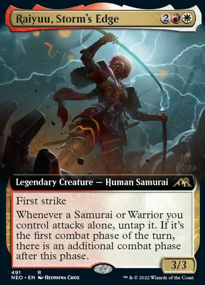 Raiyuu, Storm's Edge [ #491 Extended Art ] (NEO-R)