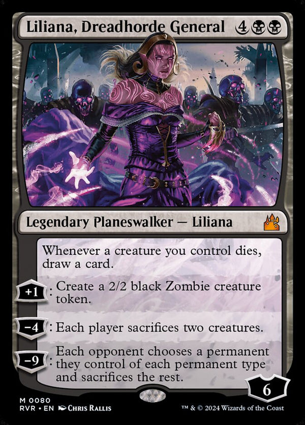 Liliana, Dreadhorde General [#0080] (RVR-M-FOIL)