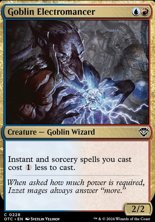 Goblin Electromancer [#0228] (OTC-C)