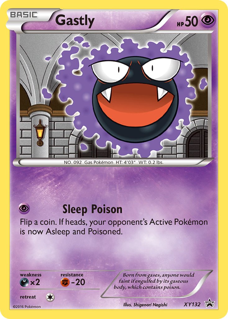 Gastly - XY132 (XY:PR) Promo - Near Mint Holofoil